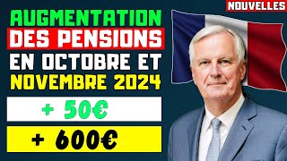 🚨Retraites  des augmentations attendues en octobre et novembre 2024 pour des millions de Français [upl. by Bromley]