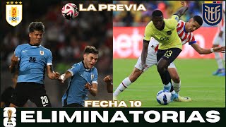 🏆 Eliminatorias  🇺🇾 Uruguay 🆚 Ecuador 🇪🇨  Previa y Análisis [upl. by Nosned58]