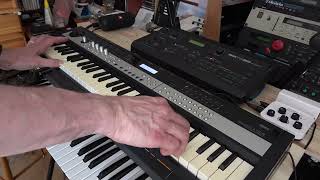 Dave Smiths Yamaha TG33 Demo Valhala Digitone 2952024 [upl. by Asiralc]