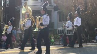 William Allen High School Band  Bethlehem Halloween Parade  October 30 2016 [upl. by Eisiam]