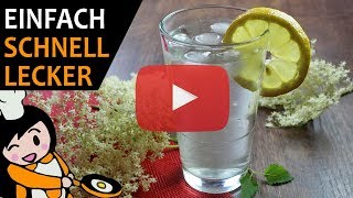 Holunderblütensirup  Rezept Videos [upl. by Regdor]