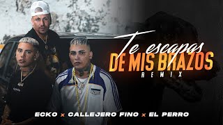 ECKO Callejero Fino El Perro  Te Escapas De Mis Brazos Remix Video Oficial [upl. by Notsej28]