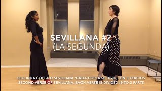 Sevillanas tutorial 2 la segunda [upl. by Arised616]