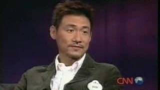 Jacky Cheung CNN TalkAsia Interview 20041120 1 of 3 [upl. by Latterll]