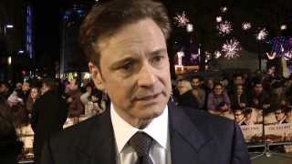 Colin Firth Interview  The Railway Man Premiere [upl. by Aierb365]