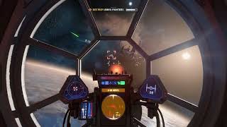 Star Wars Squadrons  Fuel Dumps Mission  Gameplay [upl. by Kosiur]