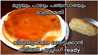 🧀ഇൗ ഒരു പുഡ്ഡിംഗ് മതി വിരുന്നുകാരെ ഞെട്ടിക്കാൻCaramel Custard Pudding Recipe in Malayalam [upl. by Ahsino788]