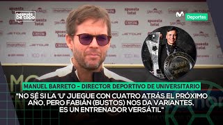 MANUEL BARRETO su rol en la U y la preparación para la TEMPORADA 2025  DESPUÉS DE TODO ⚽🎙️ [upl. by Sonny]