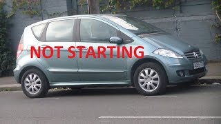 HOW TO DIAGNOSE MERCEDES A B CLASS STARTER FAULT [upl. by Laram]