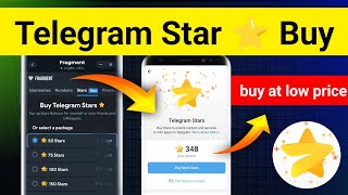 Telegram Star Buy kaise kare  How to buy telegram stars  Telegram stars buy [upl. by Tsnre419]