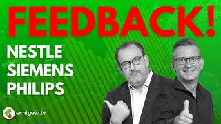 Feedback Europa Nestlé Philips Siemens Yara  Plus BDCCheck Main Street Capital [upl. by Patin]