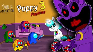 Among Us vs Poppy Playtime Chapter 3  ANIMATION [upl. by Annnora]