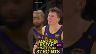 DALTON KNECHT 37PTS CAREERHIGH nba highlights basketball viralvideo shorts viralshorts fyp [upl. by Peyter]