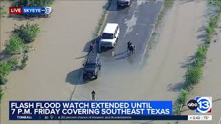 Skyeye surveying San Jacinto River amid disaster declaration for flooding [upl. by Roberts878]