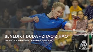 Benedikt Duda  Zhao Zihao I German Open 2020 HerrenEinzel Achtelfinale [upl. by Ellehsad]