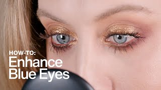 HOW TO Enhance Blue Eyes  MAC Cosmetics [upl. by Adelice]