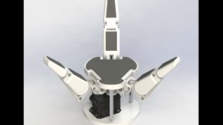 An opensource 3D printed underactuated robotic gripper [upl. by Lyred]