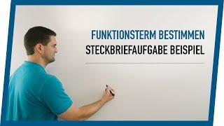 Funktionsterm bestimmen mit Bedingungen Steckbriefaufgabe  Mathe by Daniel Jung [upl. by Ocisnarf]