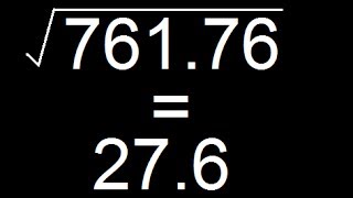 Finding Square root of a decimal number  More than million views [upl. by Judye]