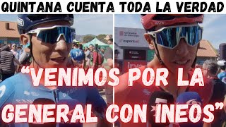 FUERTES DECLARACIONES DE BERNAL Y QUINTANA EN LA ETAPA 1 VUELTA A CATALUÑA 2024 [upl. by Houghton724]