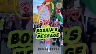 Massive Protest in Bosnia for Free Palestine🇧🇦✊🇵🇸 shorts israeliran lebanon gaza freepalestine [upl. by Nairot]