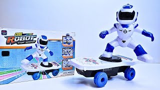 Robot Stunt Scooter  Unboxing reviews toys [upl. by Stich]