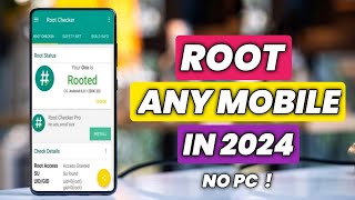 How to Root Android Phone Without Computer  One click Root Method [upl. by Pilihp124]