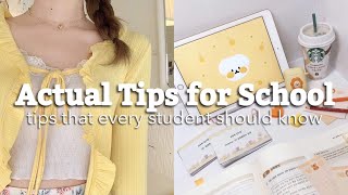 actual school tips for 1015 yrs old [upl. by Ymrots]