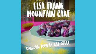 Unicorn Food Lisa Frank Mountain Cake [upl. by Eneladgam]