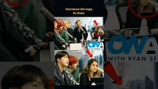 Jhope staring at interviewer girl 😎😉 pls like amp sub btsshorts shorts btsedits btsforever [upl. by Eamaj]