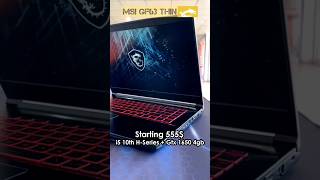 Msi GF63 Thin Core i510300h Gtx 1650 Gaming Laptop Showcase [upl. by Nya]