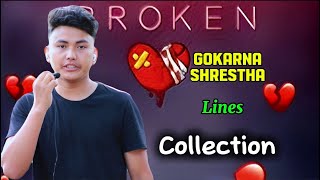 Gokarna shrestha new hurt touching lines collection 2024 [upl. by Ahsinauj366]