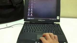 Compaq Presario 1200 Laptop [upl. by Naujled68]