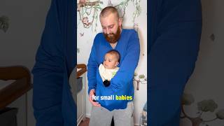 Dad Tries the Baby TShirt Pouch – Too Big or Too Small [upl. by Newman]