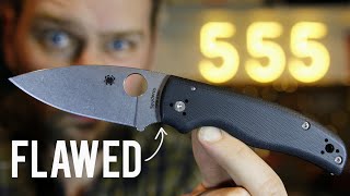 The Spyderco Shaman is Overrated Knife Review amp Comparison by 555 Gear [upl. by Eelarual388]