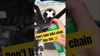 Dont lube your bike chain right lubrication idea [upl. by Amoihc]