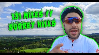 Cycling 131 Miles in South London  Epic Journey Through the Surrey Hills [upl. by Chilson]