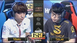 2017 GSL Season 3Code S Ro32 Group E Match4 Maru vs Solar [upl. by Ardnoik]