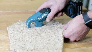 Makita CP100 Cordless Cutter  ideal for carpet and wire mesh [upl. by Eelik]