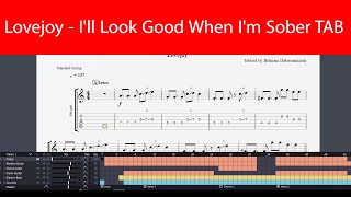 Lovejoy  Ill Look Good When Im Sober Guitar TAB [upl. by Lucie]