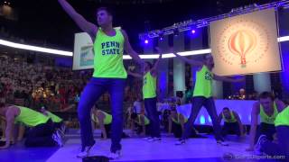 THON 2014 Pep Rally Dance  Mens Swimming [upl. by Dnomyad]