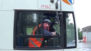 Tameside Stagecoach  quotFriendly Driver Stops For A Chatquot  Ashton Bus Depot  Stalybridge England [upl. by Gonzalo]