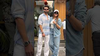 Taking our Monday BLUES away😍  Sonakshi Sinha Zaheer Iqbal  shorts couplegoals [upl. by Kcered]