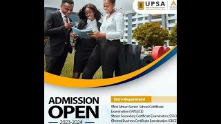 UPSA Open Admission for 20232024 How to Apply amp Everything Details You Need to Know about UPSA [upl. by Ennaeirb420]