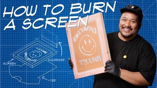 How To Make A Screen For Screen Printing  THE BLUEPRINT [upl. by Eendyc784]