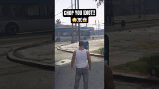 Watch Out For The Bus Chop Chop GTAV shorts RockstarGames lol petvideos [upl. by Suirtemed]