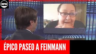 Graciana Peñafort le pegó un épico paseo a Feinmann y lo dejó comiéndose los mocos [upl. by Inoy]