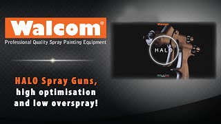 Walcom HALO Spray Guns  High Optimisation and Low Overspray [upl. by Aniryt]