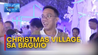 Christmas village sa Baguio dinadayo  STL [upl. by Llerral]