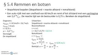 Stopafstand berekenen [upl. by Geffner]